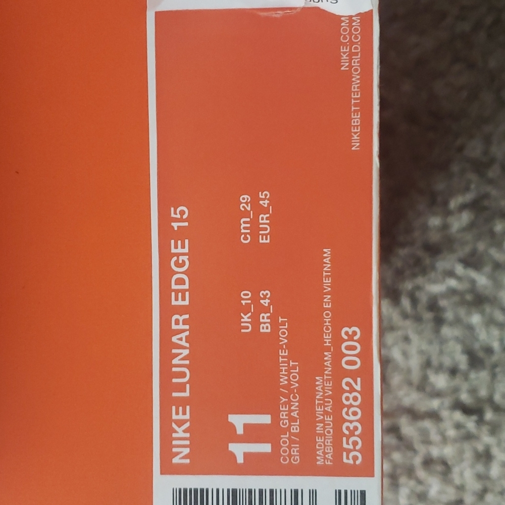 Nike lunar edge 15